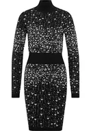 Sukienki - myMo at night Damska sukienka 1119493 Casual Dress, czarno-srebrna, XL-XXL - miniaturka - grafika 1