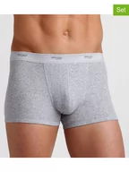 Majtki męskie - Sloggi Bokserki (2 pary) w kolorze szarym - miniaturka - grafika 1