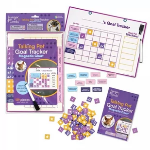 Hunger for Words TALKING PET Goal Tracker Tablica do śledzenia postępów - Zabawki dla psów - miniaturka - grafika 1