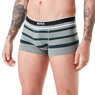 BOSS Męskie stringi w paski, Open Green344., XXL - Majtki damskie - miniaturka - grafika 1