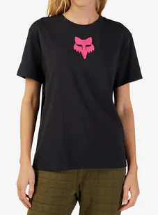 Koszulka damska Fox Head Basic Tee - black/pink - Koszulki i topy damskie - miniaturka - grafika 1