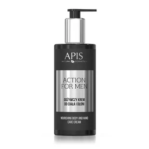 Apis Professional Odżywczy krem do ciała i dłoni dla mężczyzn Action For Men 300 ml - Balsamy i kremy do ciała - miniaturka - grafika 1