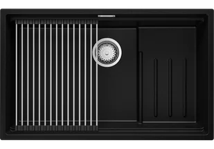 BRANDE SWIFT SLIM STEP 760-80 BLACK (czarny mat) - Zlewozmywaki - miniaturka - grafika 1