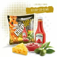 Zdrowa żywność - Chrrup - Chrupiąca Przekąska z Pieczywa Pszennego o Smaku Ketchupu 50g - miniaturka - grafika 1