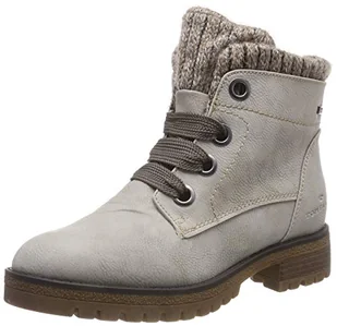 TOM TAILOR Damskie sztyblety 5891001, biały - biały Offwhite 00138-41 EU - Botki damskie - miniaturka - grafika 1