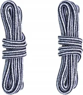 Akcesoria obuwnicze - SZARE + CZARNE żmija Sznurówki do Butów Outdoor Adidasów Sznurowadła 100 cm - miniaturka - grafika 1