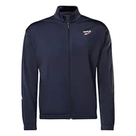 Koszulki i topy damskie - Reebok Dzianinowy top dresowy, wektor granatowy/czerwony wektorowy, XS, Vector Navy/Vector Red, XS - miniaturka - grafika 1