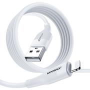 Kable USB - Joyroom kabel USB - Lightning do ładowania / transmisji danych 3A 1m biały (S-1030M12) S-1030M12(L)-white - miniaturka - grafika 1