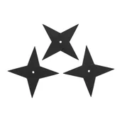 Noże - Rzutki Cold Steel Medium Sure Strike 3 Pack - Black - miniaturka - grafika 1