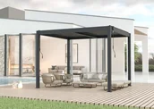 Kratki i pergole - LANITPLAST pergola aluminiowa BIOCLIMATIC 32 BASIC - miniaturka - grafika 1