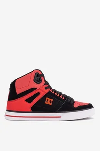 DC SHOES PURE HIGH-TOP WC ADYS400043-FWB Czerwony - Koszulki i topy damskie - miniaturka - grafika 1