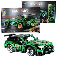 Klocki - Klocki Konstrukcyjne ZDALNIE STEROWANY SUPER SAMOCHÓD Duży Zestaw 335 el. - miniaturka - grafika 1