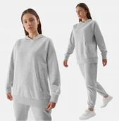 Bluzy damskie - 4F BLUZA DAMSKA DRESOWA Z KAPTUREM - miniaturka - grafika 1