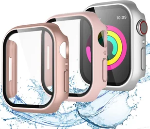 3X ETUI APPLE IWATCH SERII 7/8 41mm RÓŻOWE SREBRNE OCHRONA EKRANU SOLIDNE - Akcesoria do smartwatchy - miniaturka - grafika 1