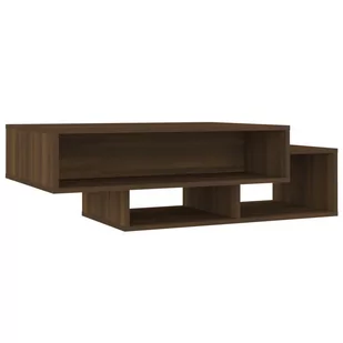 Lumarko Stolik kawowy, brązowy dąb, 105x55x32 cm - Ławy i stoliki kawowe - miniaturka - grafika 3