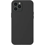 Etui i futerały do telefonów - Baseus Liquid Silica Gel Case Elastyczne żelowe etui iPhone 12 Pro Max Czarny (WIAPIPH67N-YT01) WIAPIPH67N-YT01 - miniaturka - grafika 1