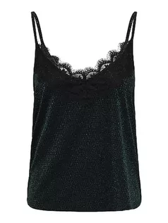 Koszulki i topy damskie - ONLY Women's ONLCAROL S/L Glitter Box JRS Top, Shaded Spruce/Pattern: Zigzag Black, M - grafika 1