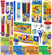 Przybory szkolne - ASTRA Wyprawka Szkolna zestaw plastyczny DUŻA i klej Magic - miniaturka - grafika 1