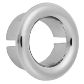 Akcesoria do armatury i ceramiki - EQUATION Rozetka umywalkowa srebrna 19 mm - miniaturka - grafika 1