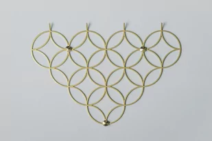 POLYHEDRA Wieszak Holo S Black F.202183 - Wieszaki i stojaki - miniaturka - grafika 1