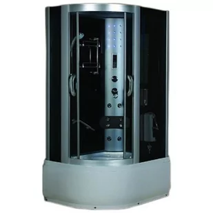 Kabina prysznicowa z hydromasażem i sauną parową 120x185 lewa MO-09912LS - Kabiny z hydromasażem - miniaturka - grafika 1