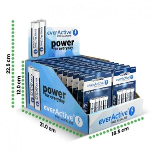 everactive Baterie LR03/AAA pro alkaline display handlowy 96 szt. - Baterie i akcesoria - miniaturka - grafika 1