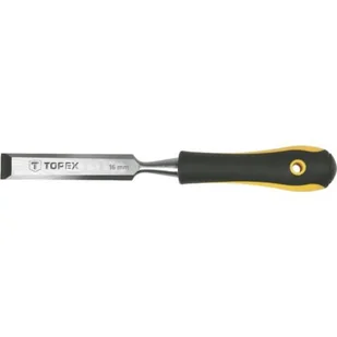 Topex dłuto 12 mm, CrV, dwumateriałowy uchwyt 09A412 - Dłuta - miniaturka - grafika 1