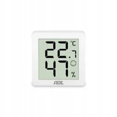 Stacje pogodowe - Termometr z higrometrem Ade 3 sztuki 4,5 x 1,5 x 4,5 cm biały - miniaturka - grafika 1