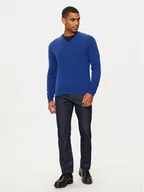 Swetry męskie - United Colors Of Benetton Sweter 1002U4407 Granatowy Regular Fit - miniaturka - grafika 1