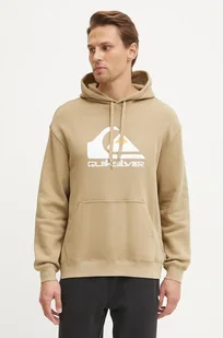 Quiksilver bluza męska kolor zielony z kapturem - Bluzy męskie - miniaturka - grafika 1