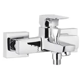 Baterie wannowe i prysznicowe - KFA Armatura Mokait bateria wannowo-prysznicowa ścienna chrom 5534-010-00 - miniaturka - grafika 1