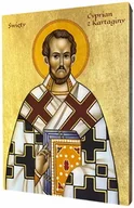 Ikony i obrazy sakralne - Ikona święty Cyprian z Kartaginy - miniaturka - grafika 1