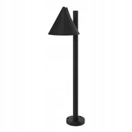 Lampy ogrodowe - GoodHome Lampa ogrodowa Słupek 600 lm IP44 Czarna Aluminiowa Eriksson S - miniaturka - grafika 1