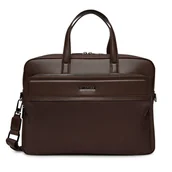 Torby na laptopy - Torba na laptopa Gino Rossi 05A11192-1 Brązowy - miniaturka - grafika 1