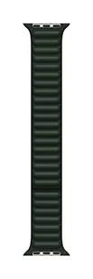Apple ML7Q3ZM/A Pasek z karbowanej skóry w kolorze zielonej sekwoi do koperty 41 mm - rozmiar M/L - Kup na Raty - - Akcesoria do zegarków - miniaturka - grafika 1