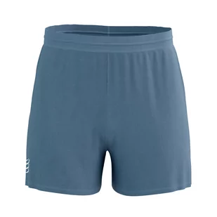 COMPRESSPORT Spodenki biegowe PERFORMANCE SHORT denim - Spodnie sportowe damskie - miniaturka - grafika 1