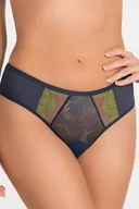 Majtki damskie - GORSENIA Figi damskie BRAZYLIANY ARIANNA K800 S GRANATOWY - miniaturka - grafika 1