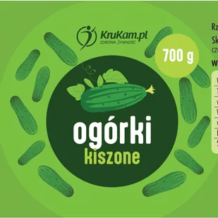 Ogórki kiszone 420g - Zdrowa żywność - miniaturka - grafika 1