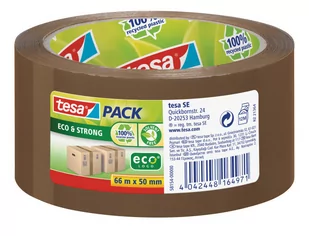 Tesa Taśma pakowa ECO&STRONG brązowa 50mm / 66m - Akcesoria do pakowania - miniaturka - grafika 1