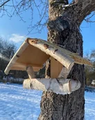 Karmniki dla ptaków - Wnuk Karmnik dla ptaków kryty słomą wzór-4 - miniaturka - grafika 1