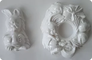 Artis Dea Forma do odlewów Odlewy gipsowe Świecznik Króliczek 2003014) 2003014 - Akcesoria rzeźbiarskie - miniaturka - grafika 1