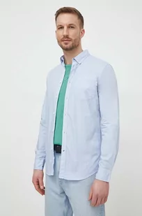 Pepe Jeans koszula bawełniana Prince męska kolor niebieski regular z kołnierzykiem button-down - Koszule męskie - miniaturka - grafika 1