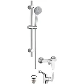 Zestawy baterii łazienkowych - Deante Komplet natryskowy 4w1 Deante Chaber BGCA040M - miniaturka - grafika 1