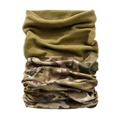 Apaszki i szaliki damskie - Komin polarowy Brandit Multi Function Headger Fleece kamuflaż tactical - miniaturka - grafika 1
