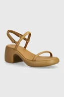 Sandały damskie - Camper sandały skórzane Thelma Sandal kolor brązowy K201596-002 - miniaturka - grafika 1