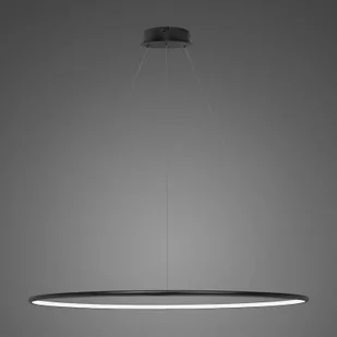 Altavola Design Ledowe Okręgi lampa wisząca 1x45W czarna LA073/P_120_in_3k_black - Lampy sufitowe - miniaturka - grafika 1