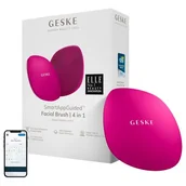 Szczoteczki do twarzy - Szczoteczka do czyszczenia twarzy 4w1 Geske z Aplikacją (magenta) - miniaturka - grafika 1