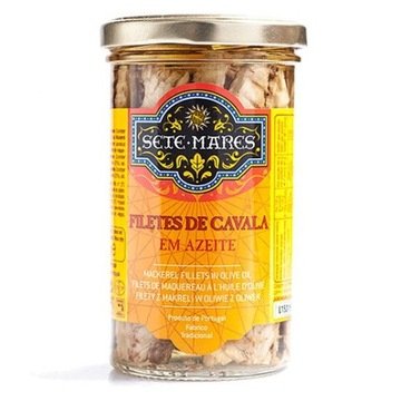 Filety z makreli w oliwie z oliwek 250G Sete Mares