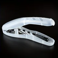 Pozostałe akcesoria fryzjerskie - TEMU Etui podróżne na maszynkę do golenia, przezroczyste plastikowe pudełko do przechowywania maszynek do golenia z wygodną klamrą, wodoodporne i - miniaturka - grafika 1