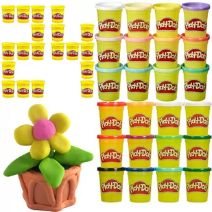 Play-Doh Ciastolina Zestaw 24 Tub E4830-E4831 - Masy plastyczne - miniaturka - grafika 1